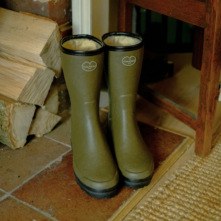 Le Chameau Ladies Giverny Wool Lined Bottillon Wellies