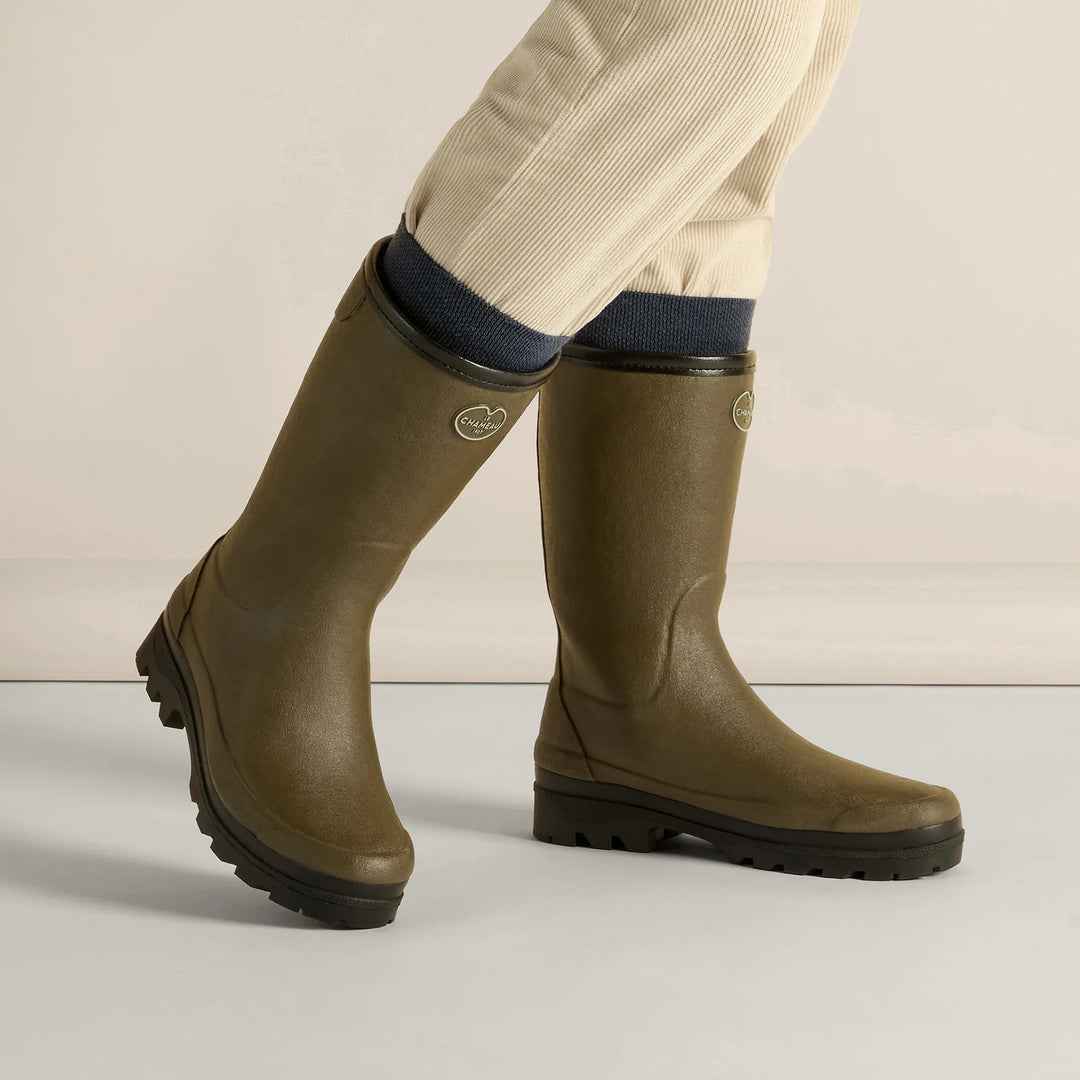 Le Chameau Ladies Giverny Wool Lined Bottillon Wellies