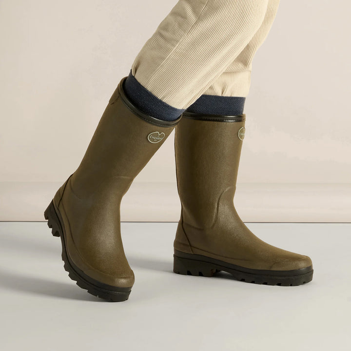 Le Chameau Ladies Giverny Wool Lined Bottillon Wellies