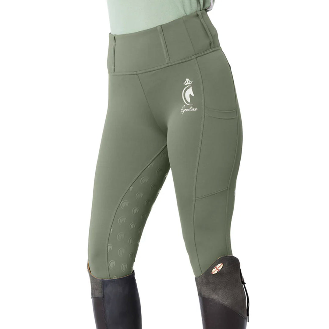 Eqcouture ORIGINALS Full Grip Riding Leggings/Tights with Phone Pockets