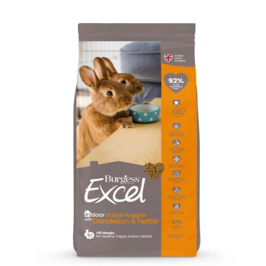 Excel Indoor Rabbit Nuggets 1.5kg