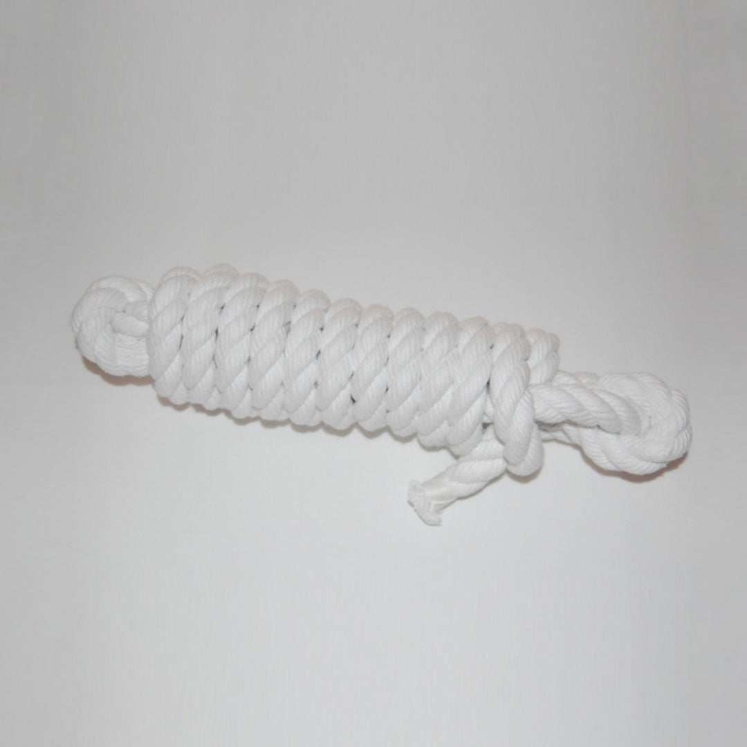 ShowTime White Cotton Show Halters 12mm Calf