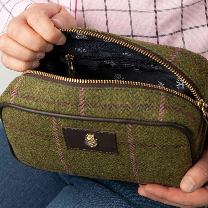 Rydale Ladies Helmseley Large Tweed Makeup Bag