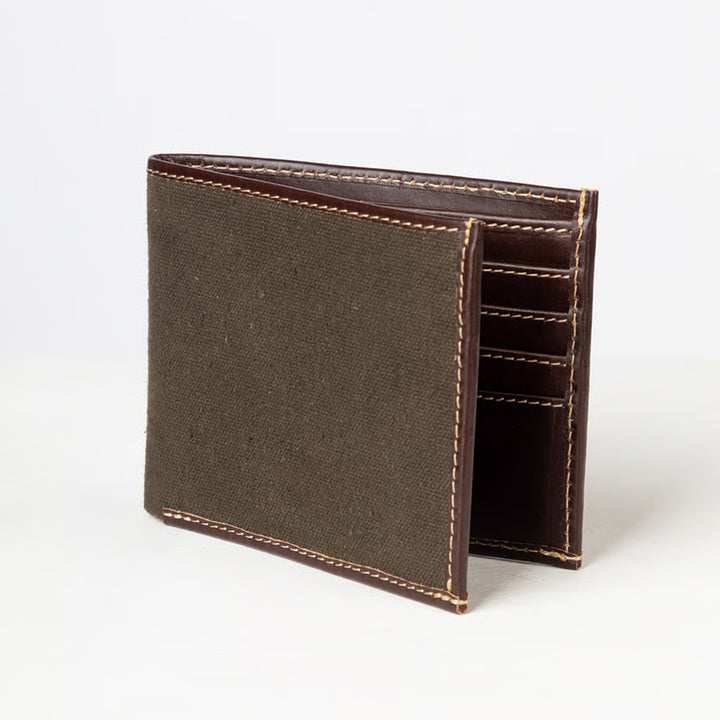 Rydale Mens Sledmere Canvas Bifold Wallet