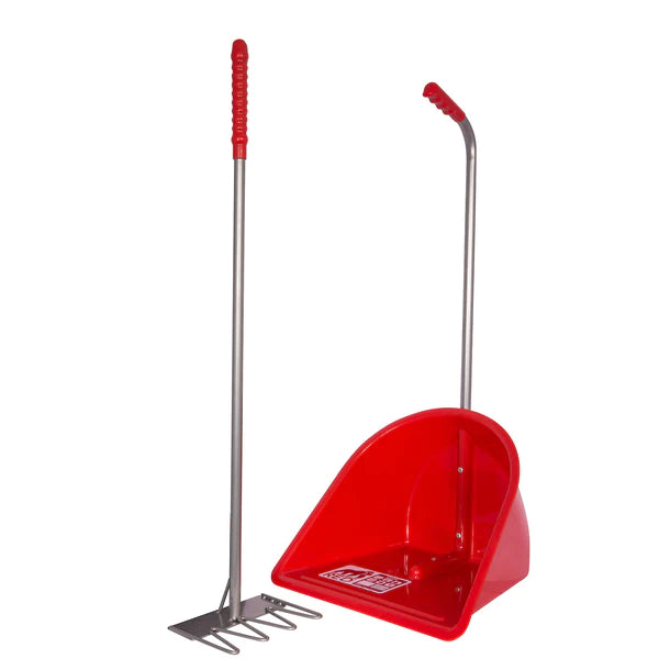 The Red Gorilla Tubtrug Tidee & Rake Set in Red#Red