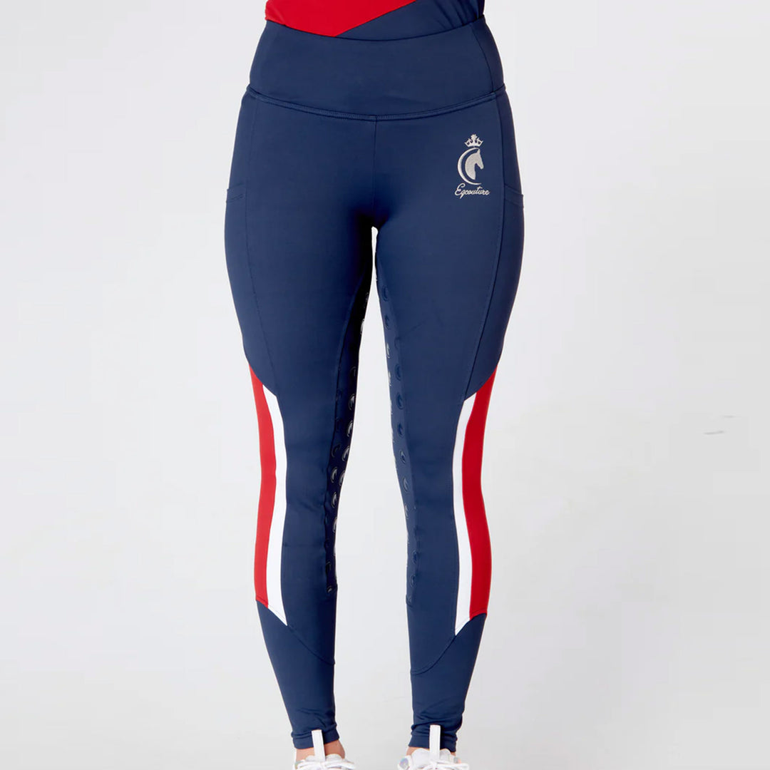 Eqcouture ORIGINALS TEAM Riding Leggings/Tights with Phone Pocket