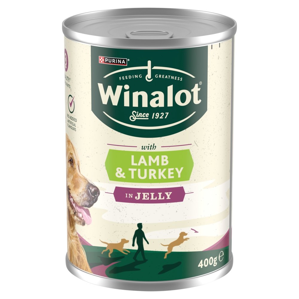Winalot Classic Lamb & Turkey Chunks in Jelly (12x400g Tins)
