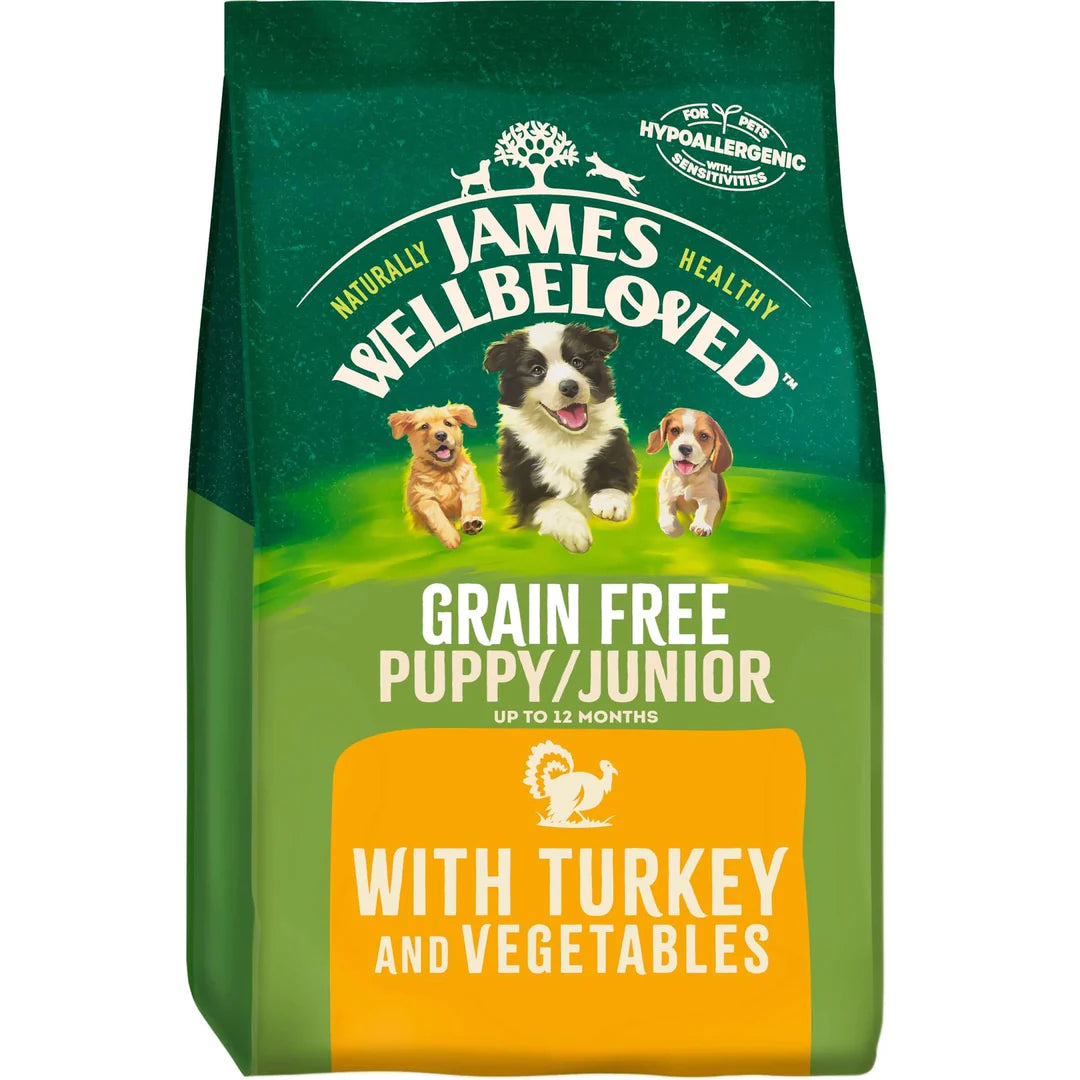 James Wellbeloved Grain Free Puppy Food with Turkey & Vegetables