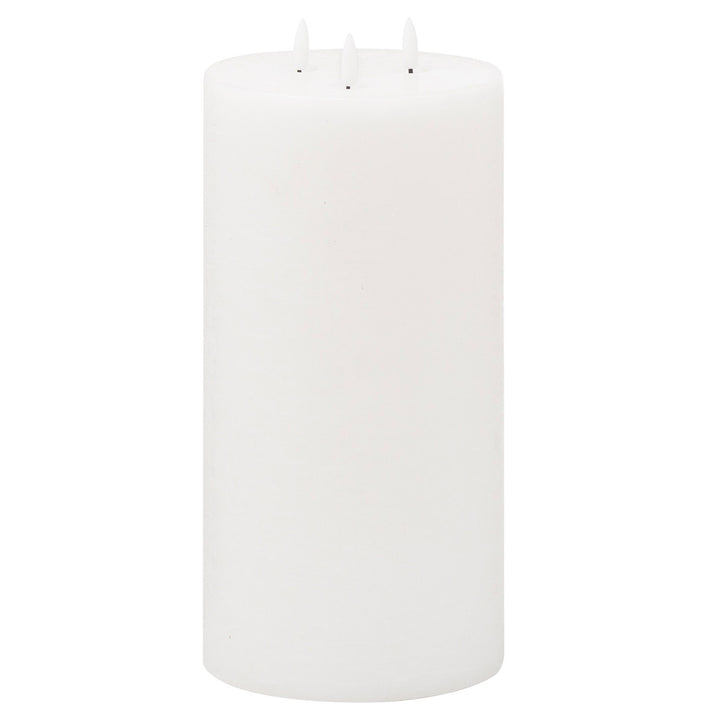 Millbry Hill Luxe Collection Natural Glow LED White Christmas Candle 6X12