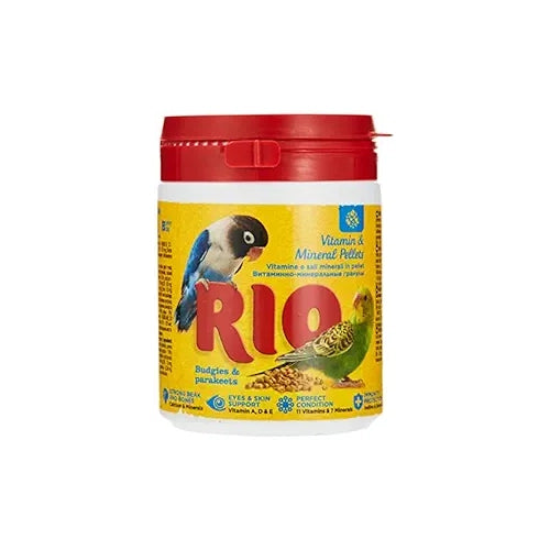 Rio Vitamin and Mineral Pellets for Budgies and Parakeets