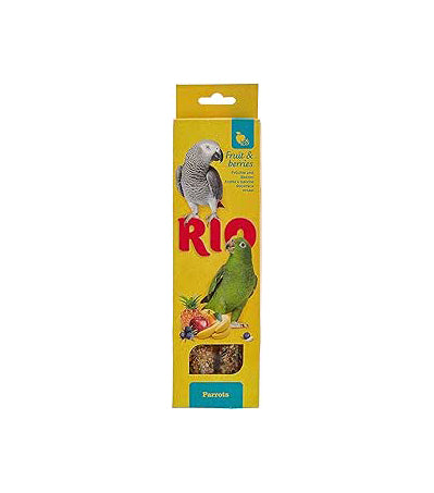 Rio Sticks for Parrots with Fruit and Berries 2 Pack