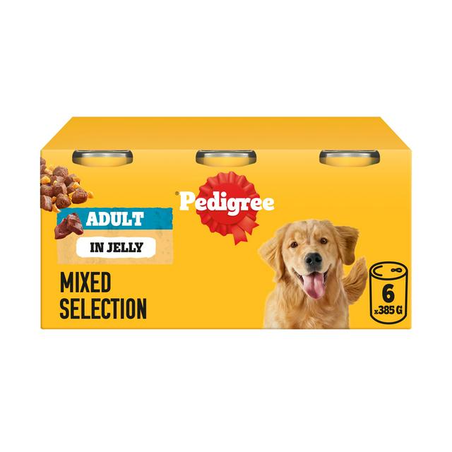 Pedigree Tins Mixed Selection In Jelly