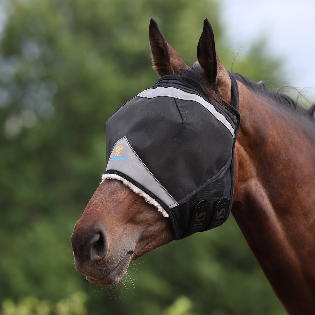 Shires FlyGuard Pro Fine Mesh Earless Fly Mask