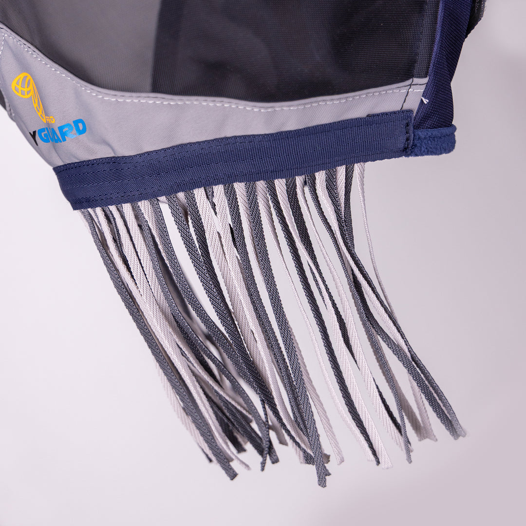 Shires FlyGuard Pro Fine Mesh Fly Mask with Nose Fringe