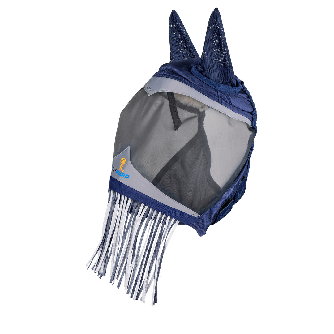 Shires FlyGuard Pro Fine Mesh Fly Mask with Nose Fringe