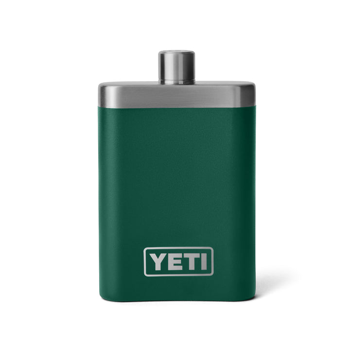 YETI Rambler Flask - Black Forest Green