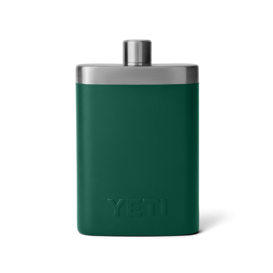 YETI Rambler Flask - Black Forest Green