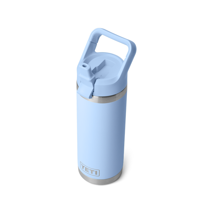 Yeti Rambler 18 Oz Colour Straw Bottle - Big Sky Blue