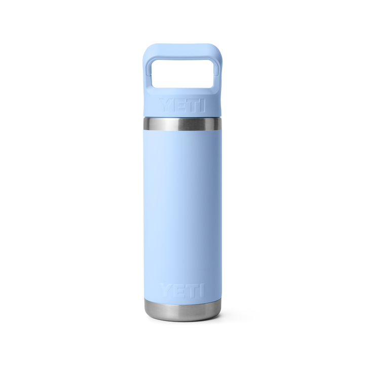 Yeti Rambler 18 Oz Colour Straw Bottle - Big Sky Blue