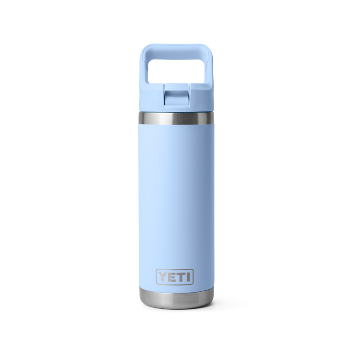 Yeti Rambler 18 Oz Colour Straw Bottle - Big Sky Blue