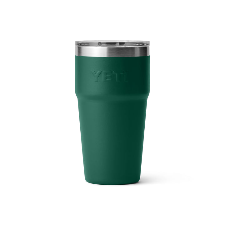 Yeti Rambler 20 oz Stackable Cup - Black Forest Green