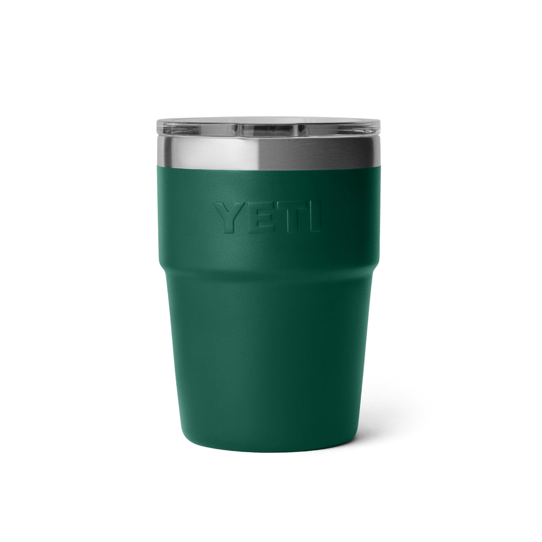 Yeti Rambler 16 oz Stackable Cup - Black Forest Green