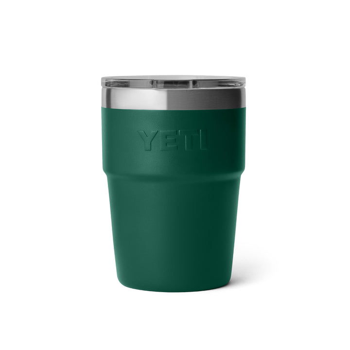 Yeti Rambler 16 oz Stackable Cup - Black Forest Green