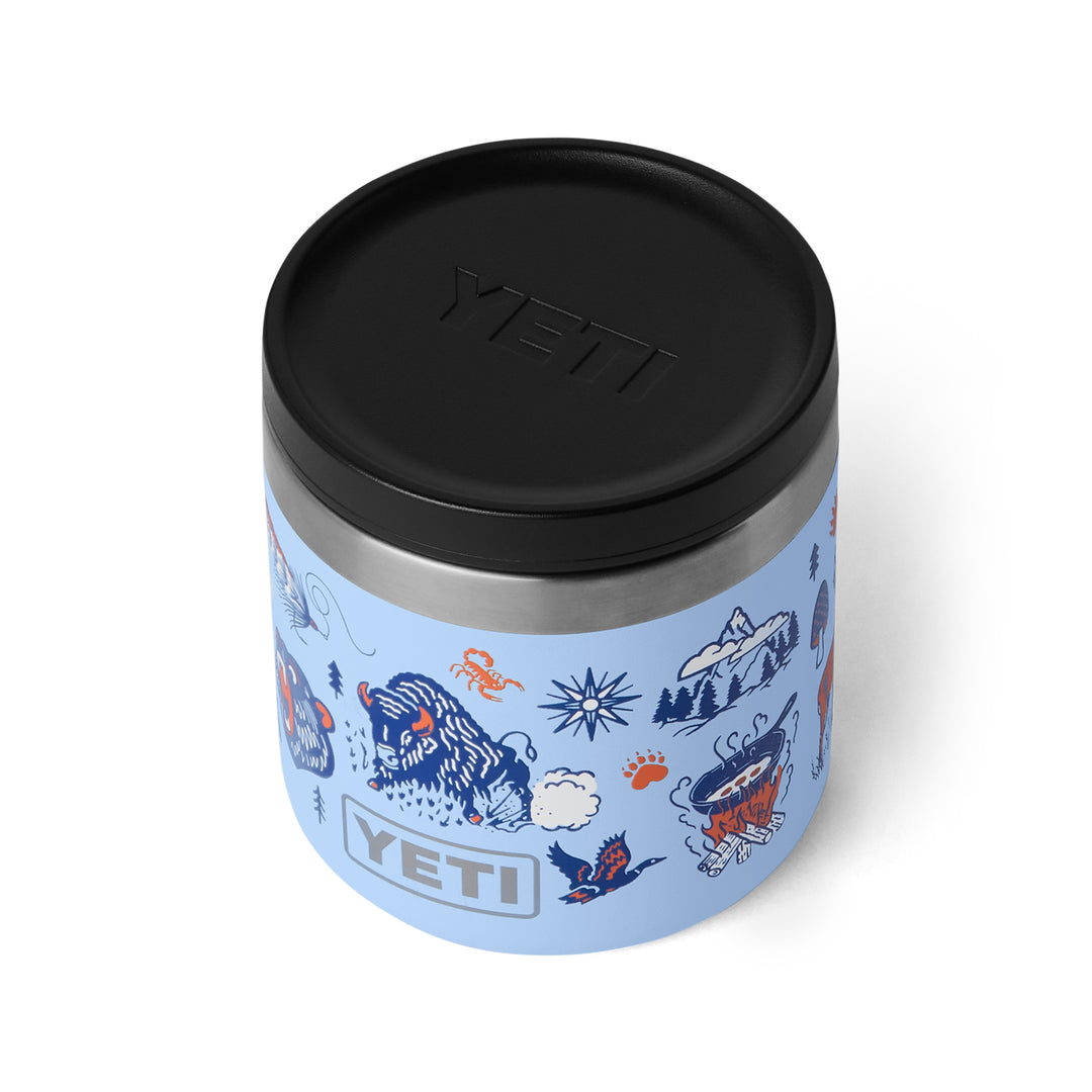Yeti Rambler 8oz Food Jar - Summer Graphic Big Sky Blue