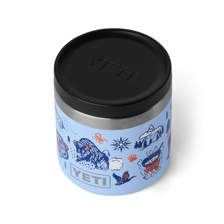 Yeti Rambler 8oz Food Jar - Summer Graphic Big Sky Blue