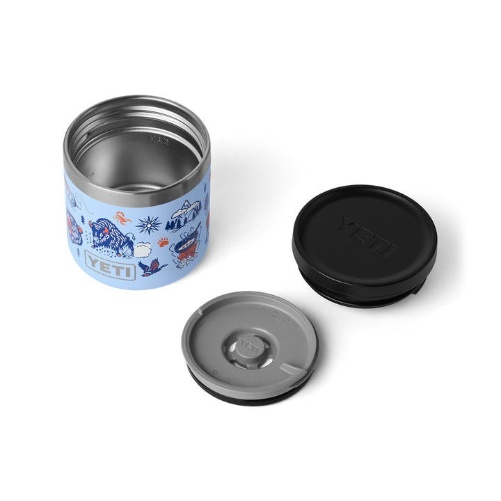 Yeti Rambler 8oz Food Jar - Summer Graphic Big Sky Blue