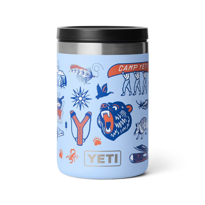 Yeti Rambler 16oz Food Jar - Summer Graphic Big Sky Blue