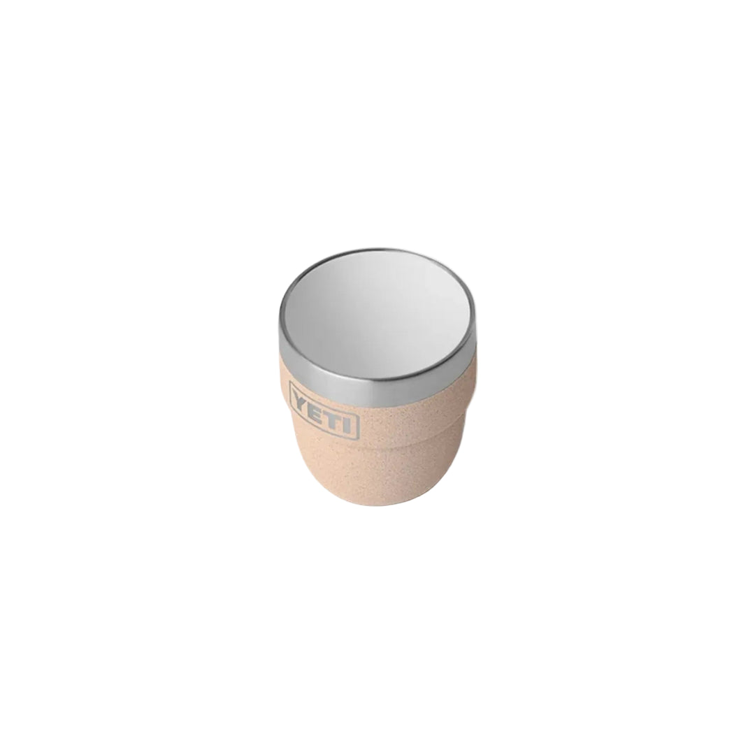 Yeti Rambler 4oz Two Pack Ceramic Lined Stackable Cups - Tahini