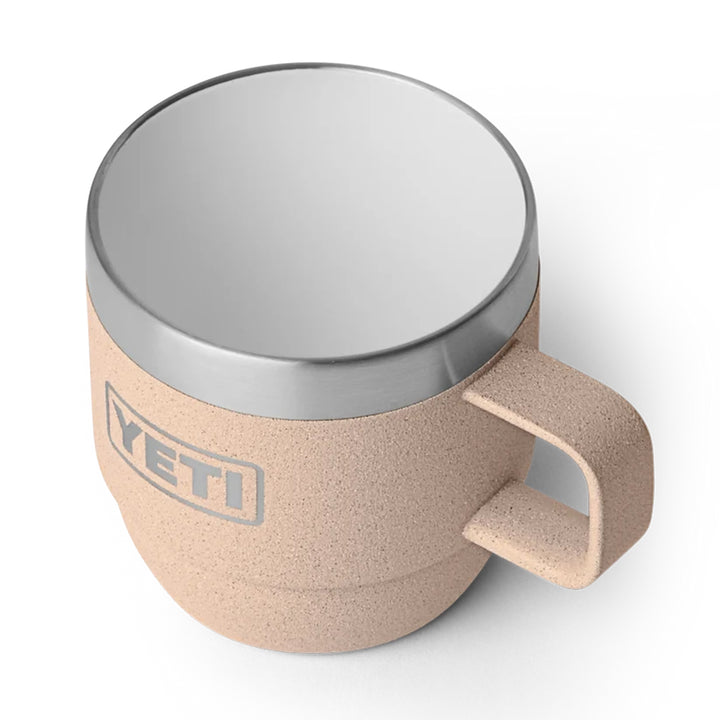 Yeti Rambler 6oz Two Pack Ceramic Lined Stackable Mugs - Tahini
