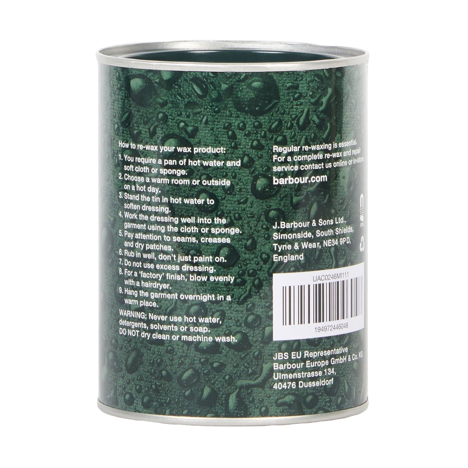 Barbour wax thornproof dressing on sale 200ml