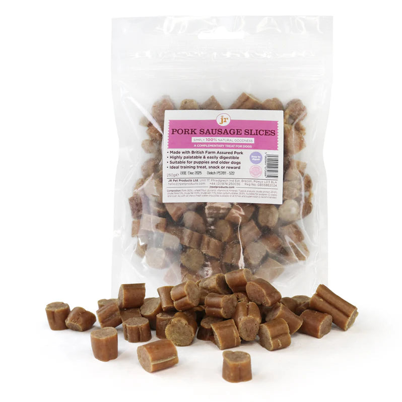 JR Pet Products Pork Sausage Slices
