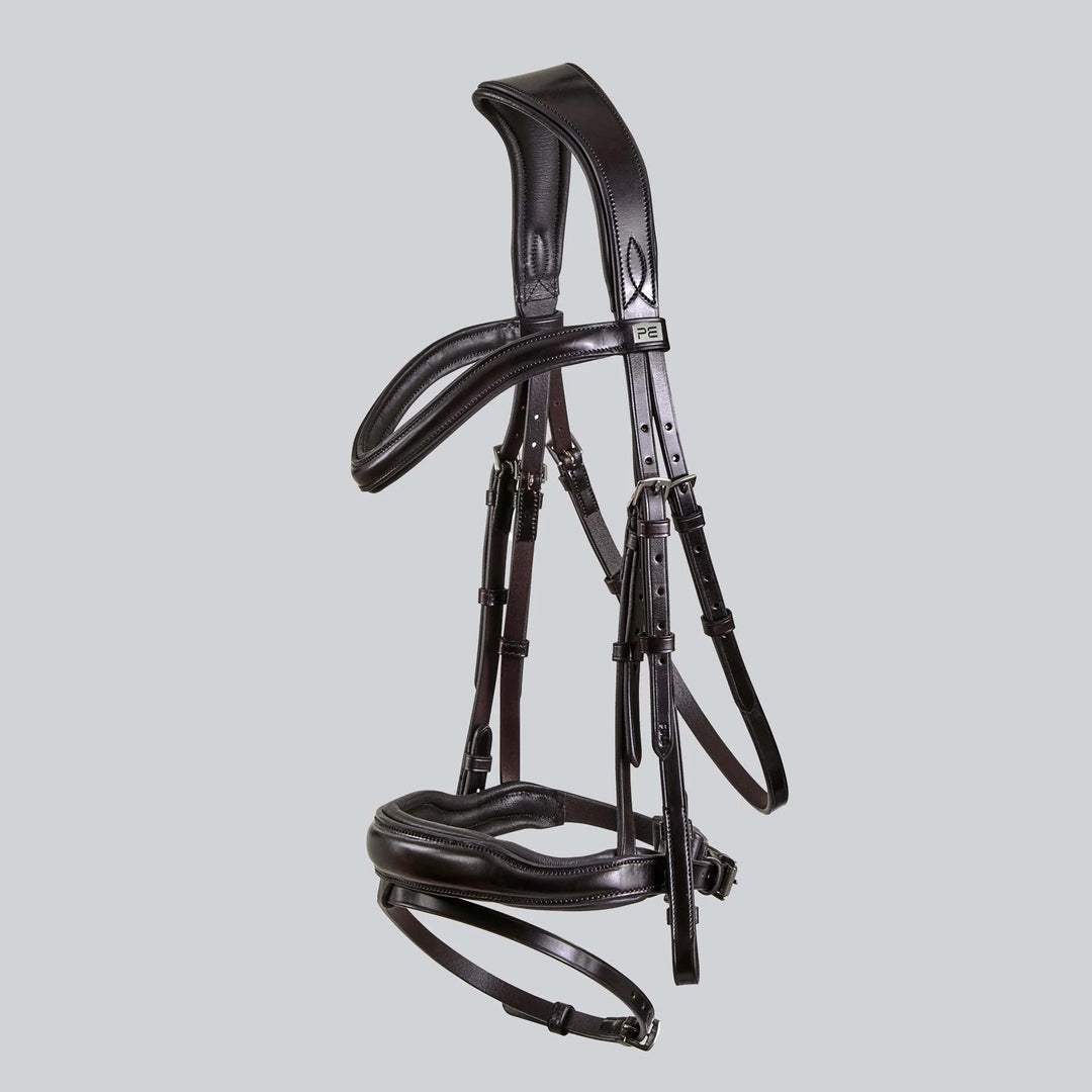 Premier Equine Rizzo Anatomic Snaffle Bridle with Flash