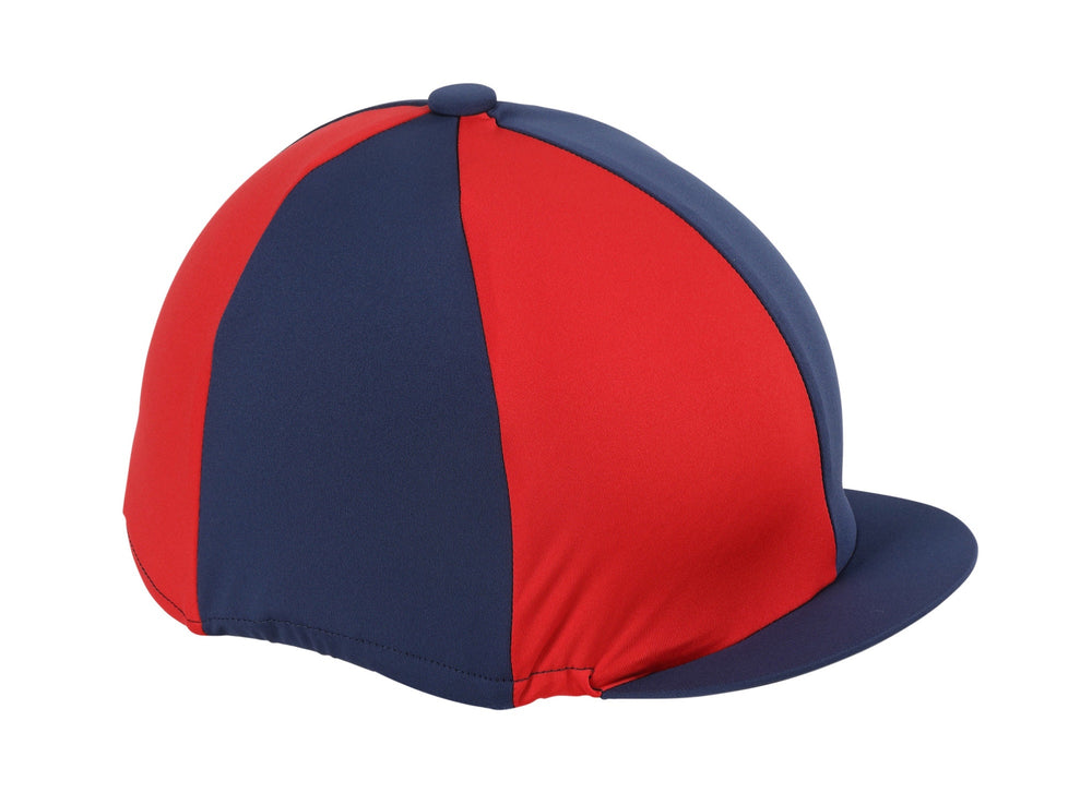 The Shires Synthetic Stretch Quartered Hat Cover in Red#Red