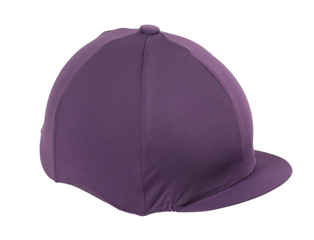 The Shires Synthetic Stretch Hat Cover in Purple#Purple