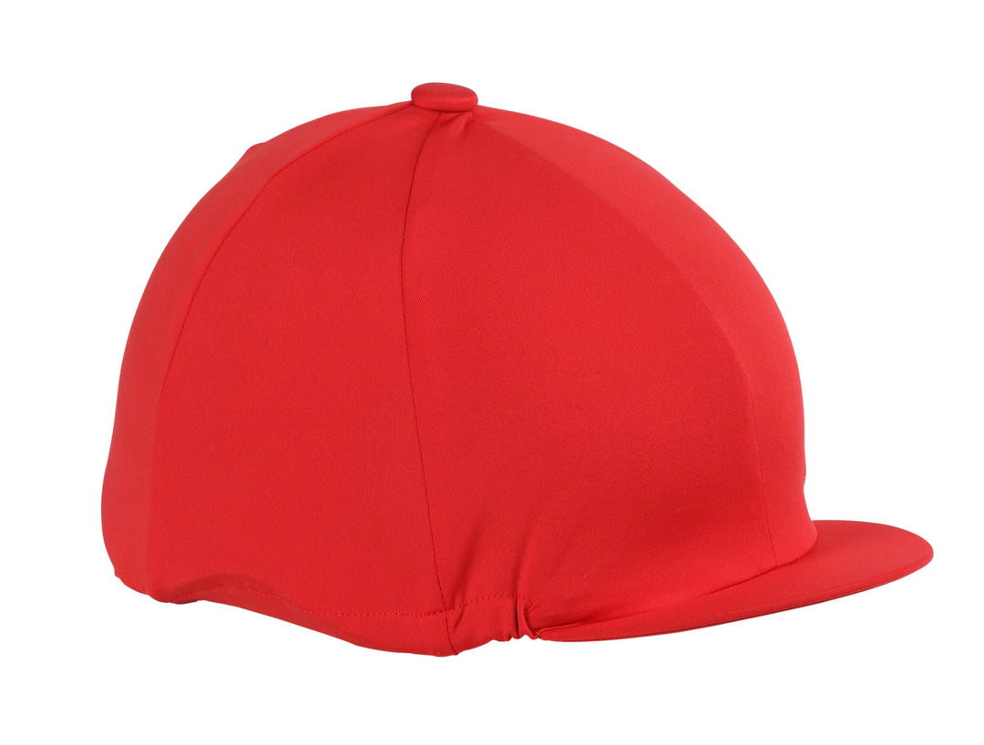 The Shires Synthetic Stretch Hat Cover in Red#Red