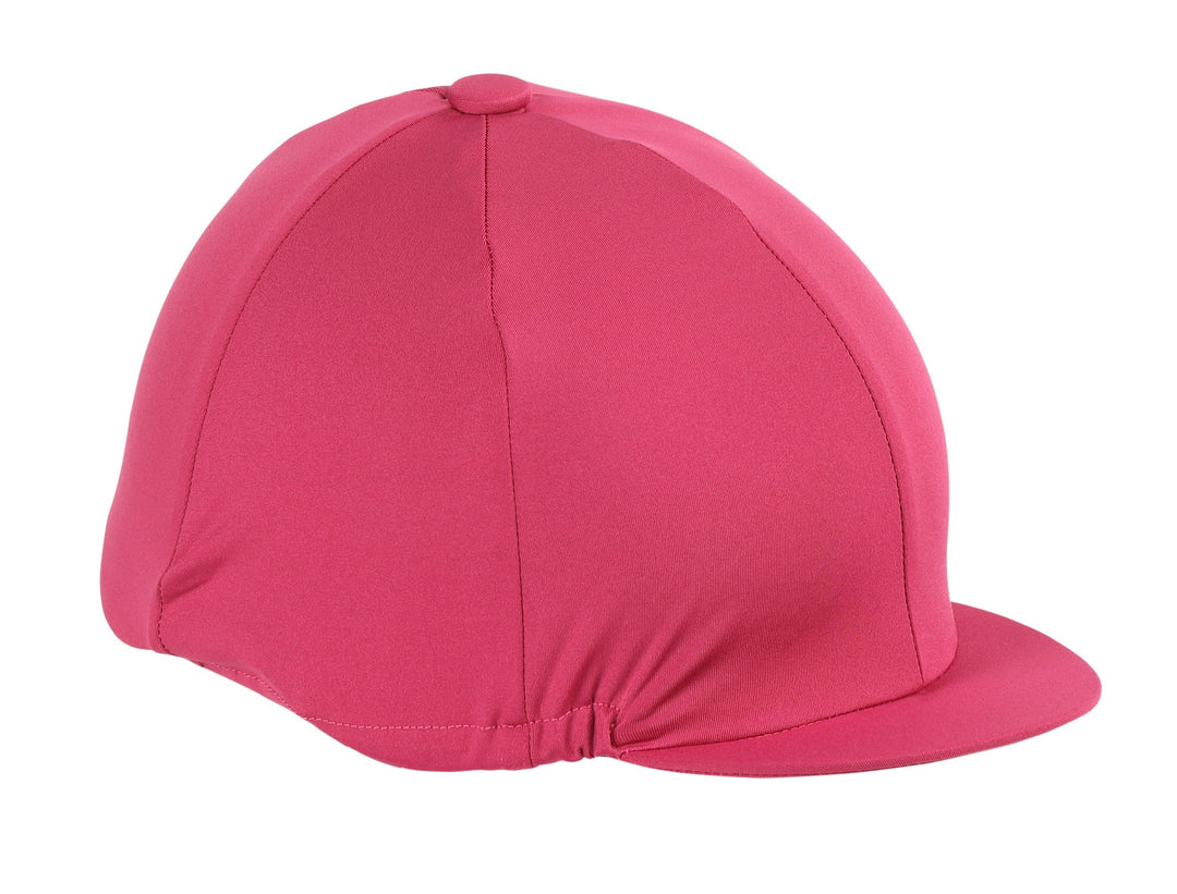 Shires Synthetic Stretch Hat Cover in Pink#Pink