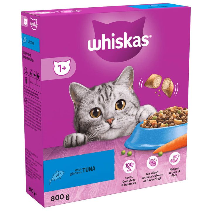 Whiskas 1+ Dry Cat Food with Tuna 800g