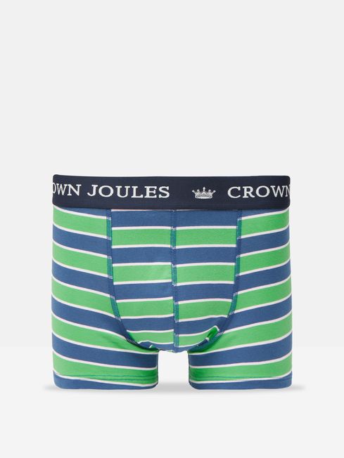 Joules Mens Crown Joules Underwear#Green print
