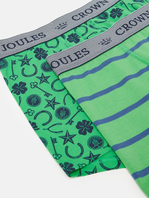 Joules Mens Crown Joules Underwear#Green