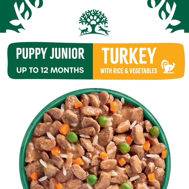 James Wellbeloved Puppy Pouches with Turkey & Rice