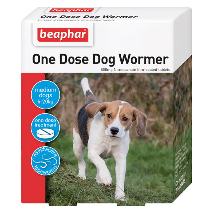 Beaphar One Dose Wormer For Dogs