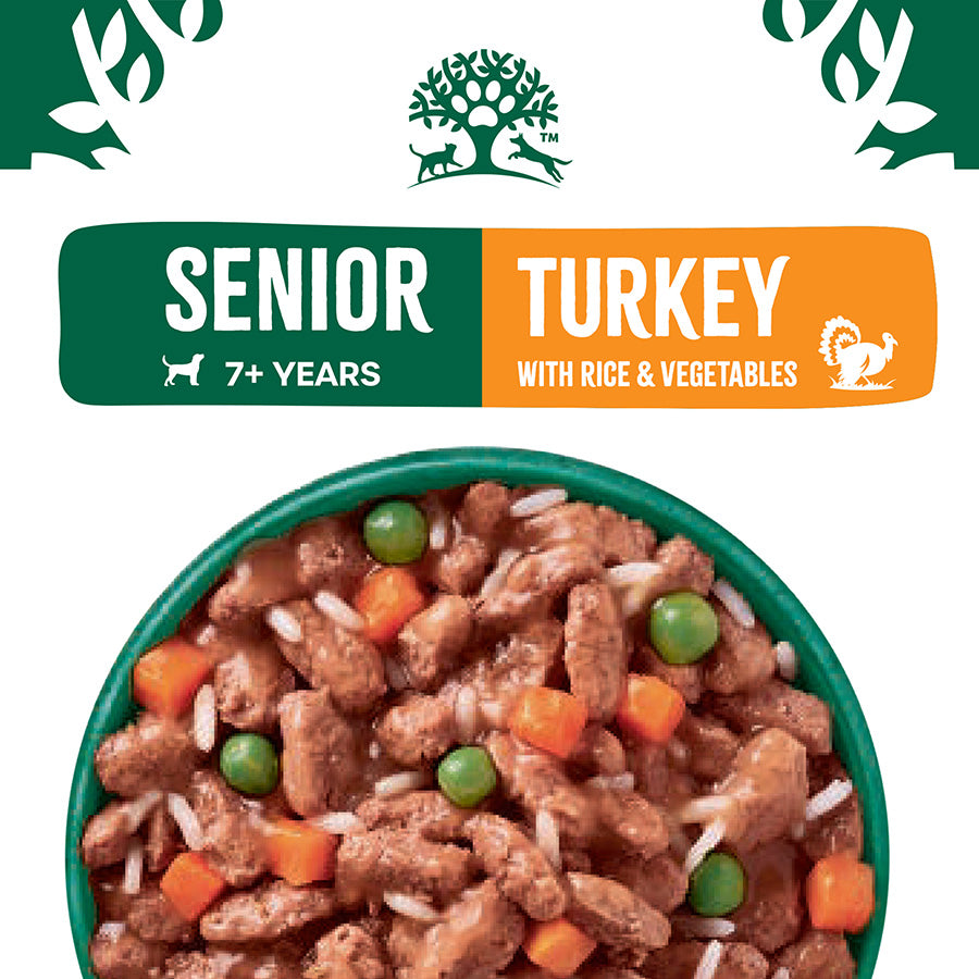 James Wellbeloved Senior Dog Pouches with Turkey & Rice