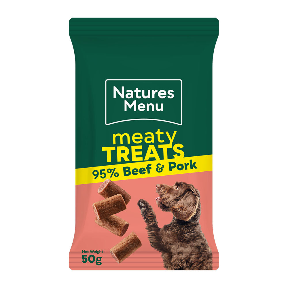 Natures Menu Meaty Treats Beef & Pork 50g