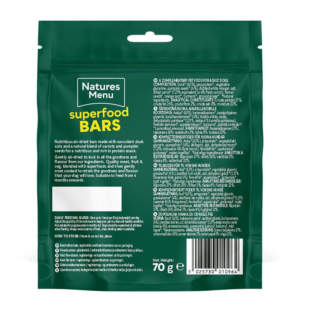 Natures Menu Duck Superfood Bars