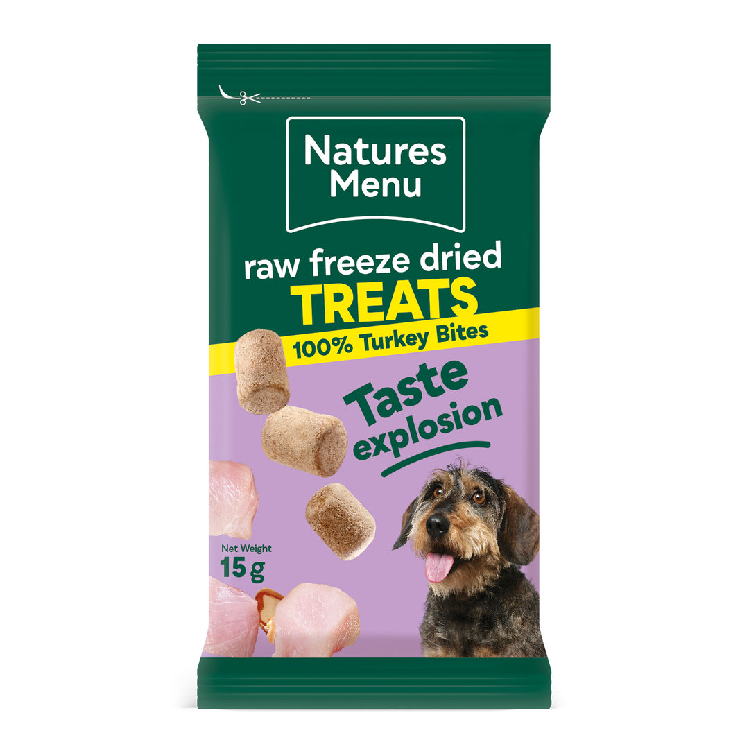Natures Menu Pure Freeze Dried Meat Bites Turkey