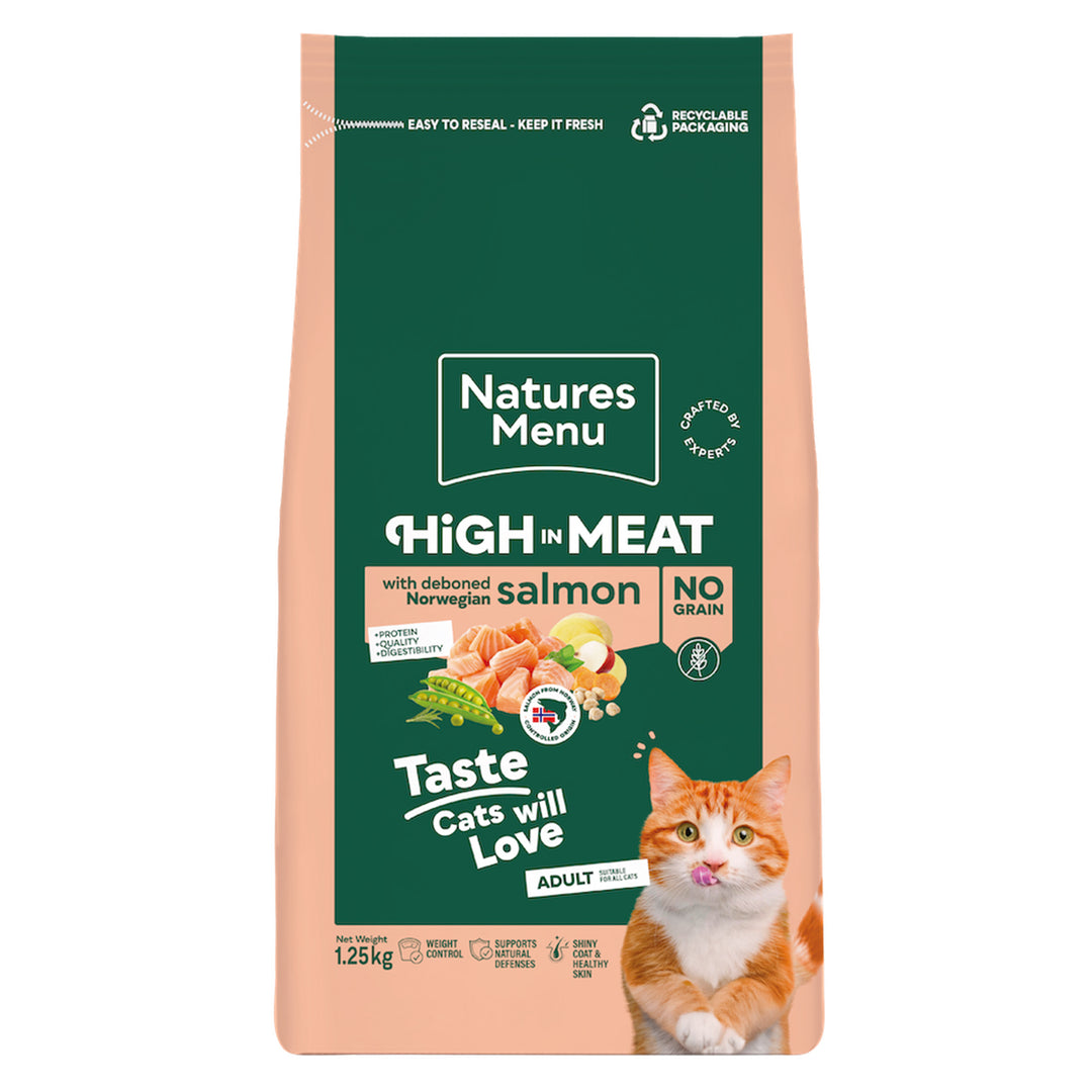 Natures Menu Cat High in Meat Salmon Nuggets